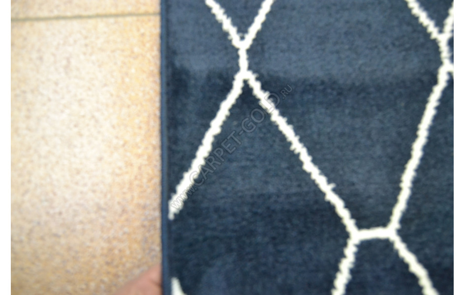 Бельгийский ковер Ambiance 81228 Navy-White