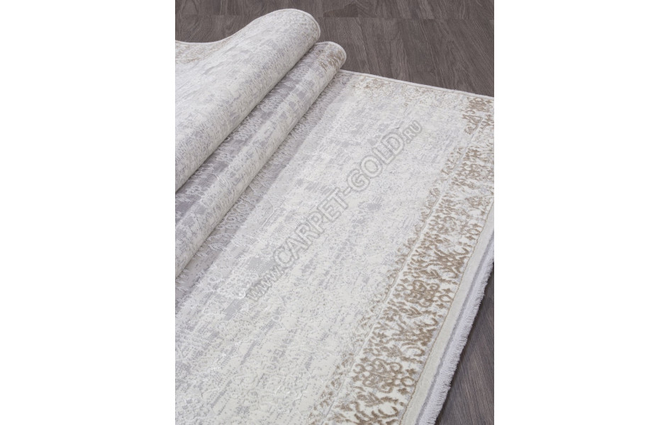 Ковер 07402A - CREAM FDY / CREAM FDY - Прямоугольник - коллекция ASADU