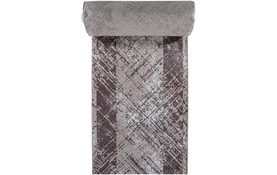 Ковер F391 - GRAY - Дорожка - коллекция SILVER